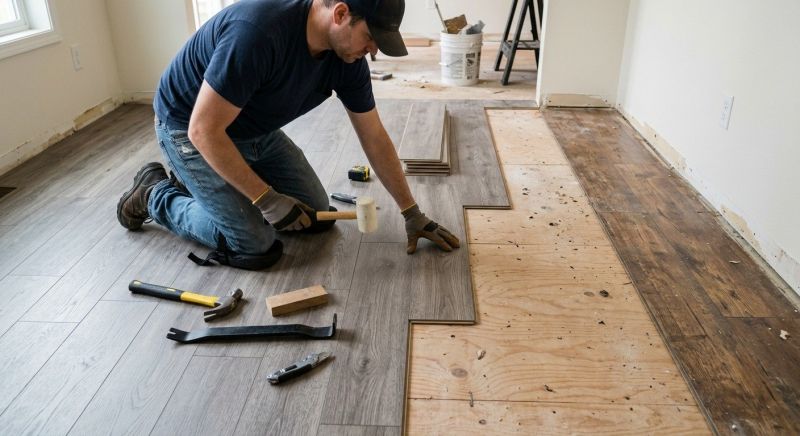 Laminate Floor Replacement in Milliken, CO