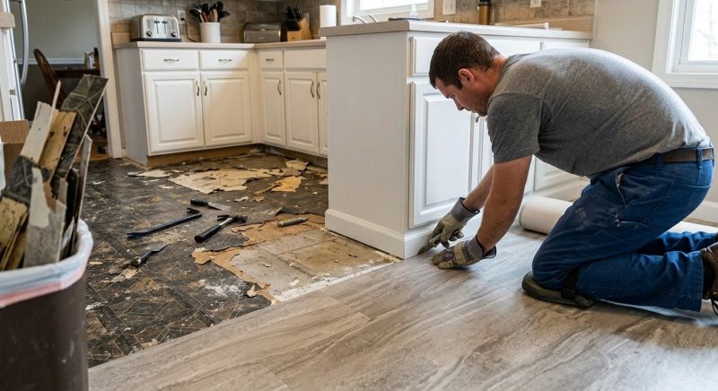 Linoleum Floor Installation in Nederland, CO
