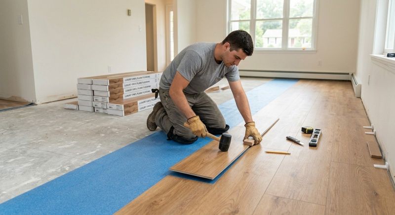 Luxury Vinyl Tile Installation in Loveland, CO
