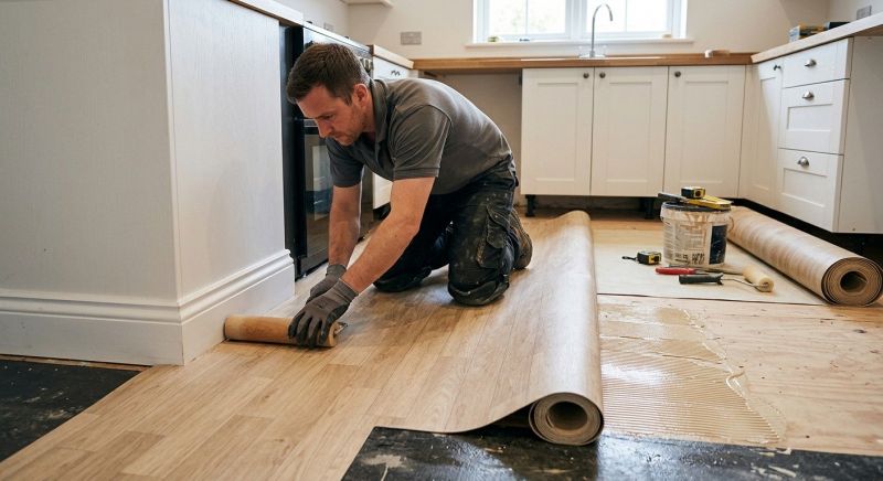Sheet Linoleum Installation in Boulder County, CO