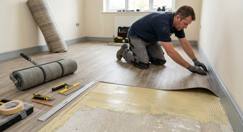 Sheet Linoleum Installation in Brighton, CO