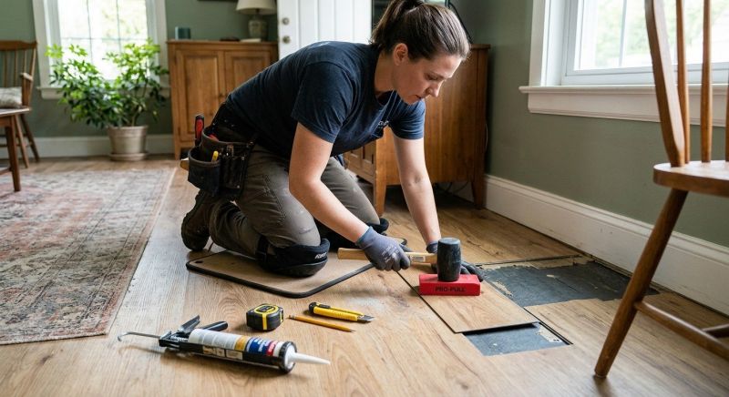 Vinyl Floor Repair in Milliken, CO